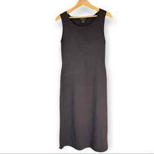 Grace Dane Lewis Brown Sleeveless Sweater Midi Dress-M
