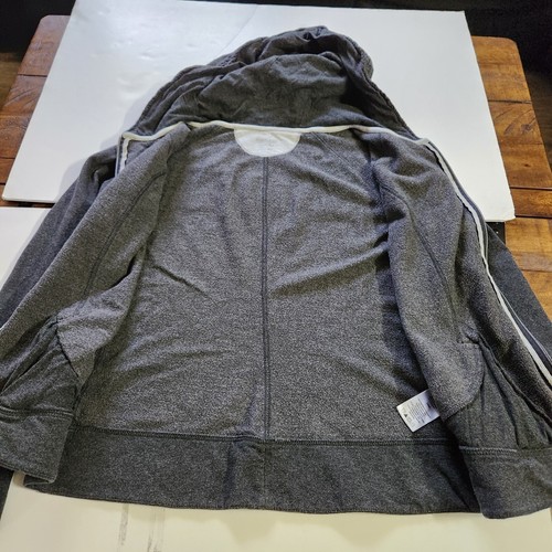 Calvin Klein Women's Large Full Zip Gray Black Performance Jacket Hoodie - Picture 12 of 17
