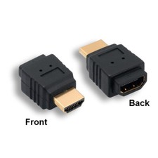 HDMI Male to HDMI Female Adapter Port Saver Gold-Plated Connect HDTV DVD PS3 PS4