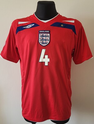 England 2008 - 2010 Away football Umbro shirt #4 Gerrard size