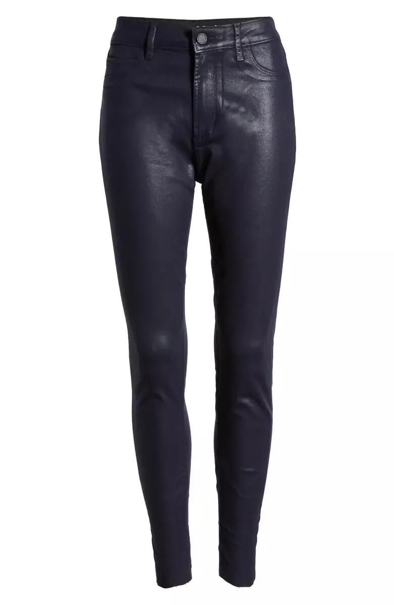 Women s Articles Of Society Hilary Coated High Waist Ankle Skinny Jeans Size 26