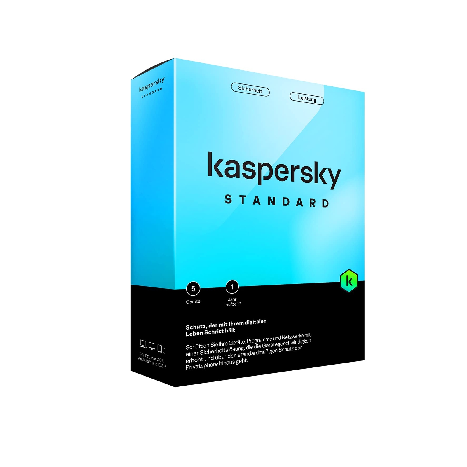 KASPERSKY Standard Sicherheitssoftware Vollversion NUOVO