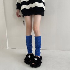 Women Knit Leg Warmers Knitted Crochet Socks Leggings Warm Casual Solid Fashion