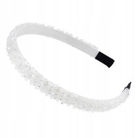 WeißEr Haarreif GläNzende Perlen Dekorativ Haarschmuck Kopfschmuck Haarband