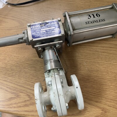 KEYSTONE MORIN PNEUMATIC/HYDRAULIC ROTARY ACTUATOR 79S-006U-S080 See Pics