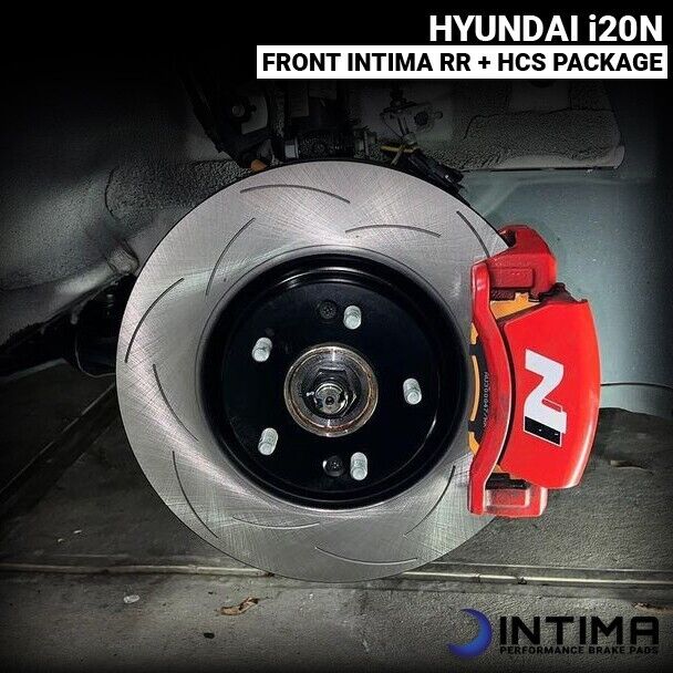 Front Intima HCS Rotors and Intima RR Brake Pads Package fo Hyundai i20N