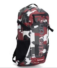 New SS21 2021 Supreme Red Camo Backpack SOLD OUT Authentic Rare Box Logo