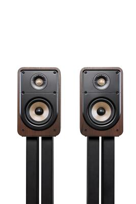 Polk Signature Elite ES15 - Hi-Fi Home Theater Bookshelf Speakers (Walnut)