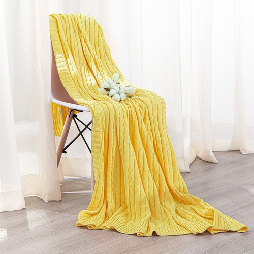 NTBAY 100% Cotton Blanket Weighted Warm Good Craftsmanship 14 Colors Throw Twin - Picture 53 of 108
