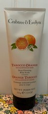 SEALED CRABTREE EVELYN TAROCCO ORANGE DEEP CLEANSING BODY SCRUB 7.9 OZ