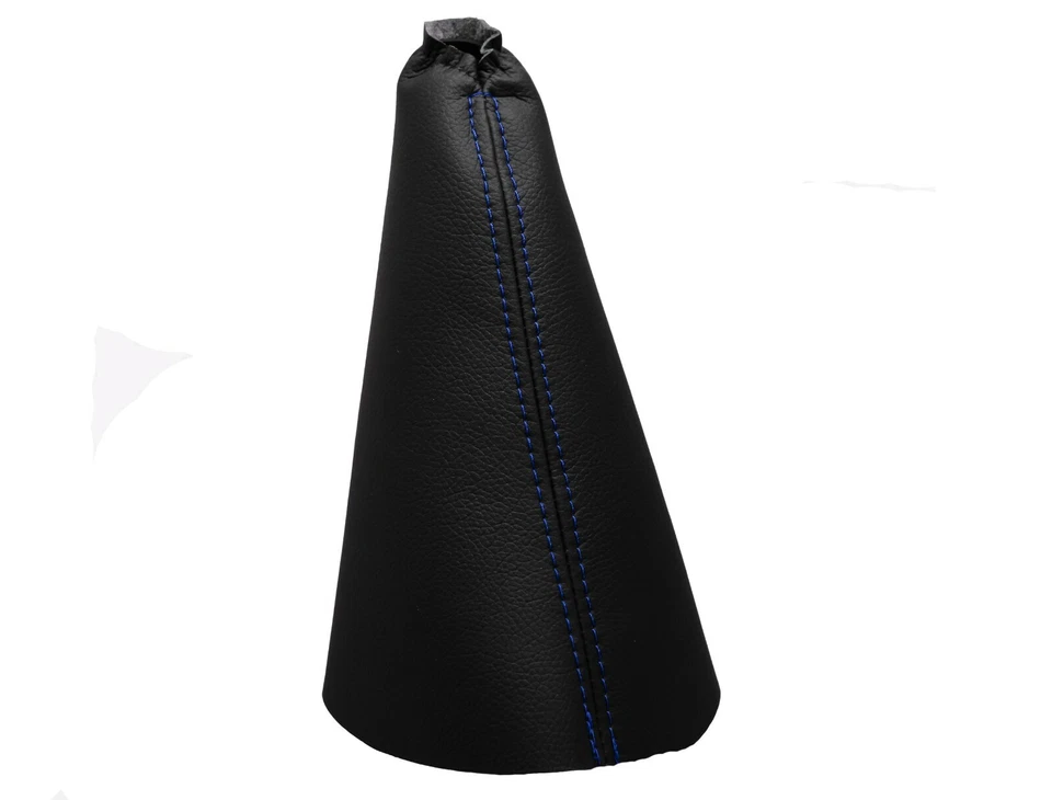 DACIA SANDERO (2007-2012) Soufflet Levier De Vitesse 100% Cuir - Couture Bleu - Photo 1/1