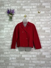 VINTAGE Tally Ho Red Wool Coat
