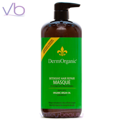 DermOrganic Deep Conditioner Masque, Certified Moroccan Argan Oil, 1000ml