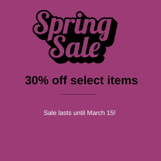 Spring Sale