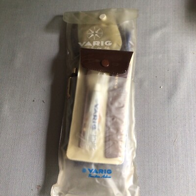 VARIG Brazilian Airlines Vintage First Class Toiletry/Amenities Kit Bag