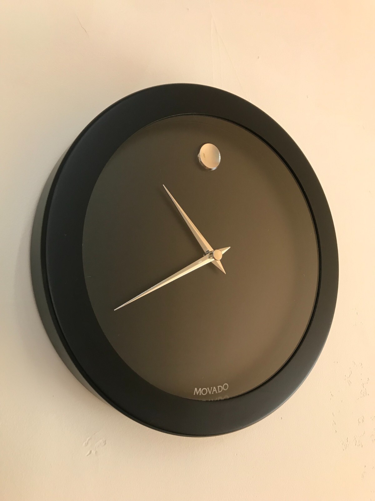 movado wall clock BLACK eBay