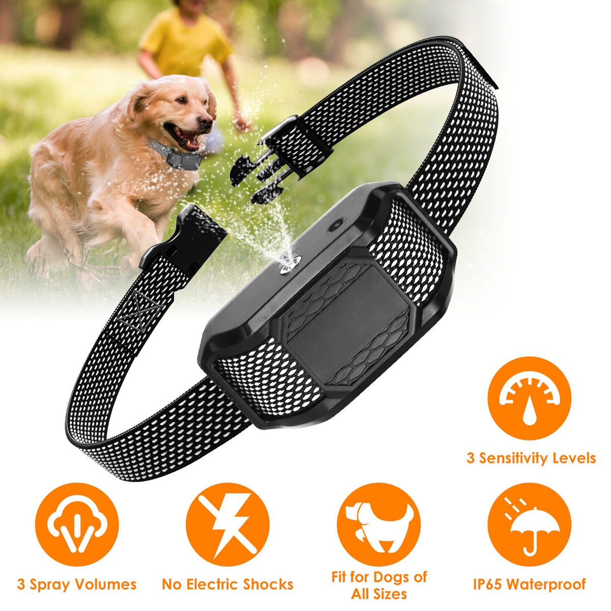 iMountek Citronella Anti-Bark Collar No Barking Safe Humane Dog