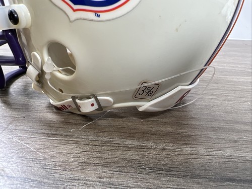 Casco réplica mini fútbol americano Riddell Schutt de la NCAA raro - Imagen 8 de 8
