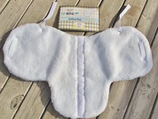 New Soft Double Sided Fleece Contoured English Saddle Pad-Nice Comfort Riding