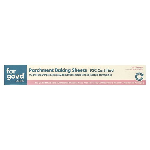 Parchment Baking Sheets, 24 Sheets