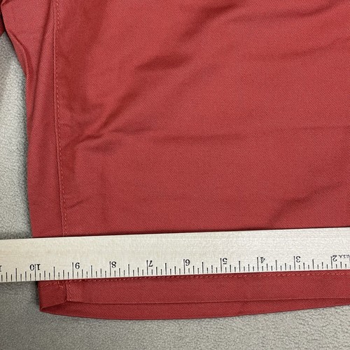 prAna Shorts Mens 34 Red Clay Table Rock Chino Short Mid Rise Stretch Regular - Picture 8 of 15