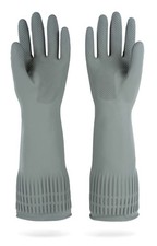 Mamison Reusable Household Dishwashing Cleaning Rubber Gloves Nonslip Kitchen Gl