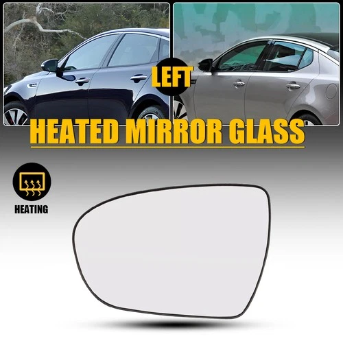 Mirror Glass For 2011-2016 Kia Optima Heated with Backing Plate Driver Left Side