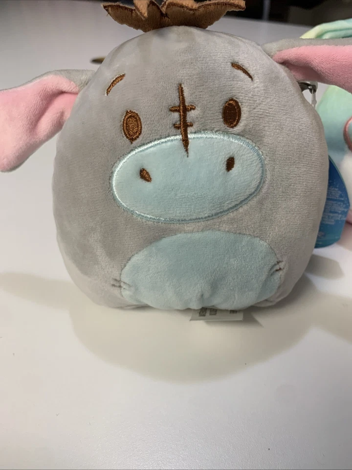 Squishmallow 毛绒填充动物玩具 5 英寸收藏品 Eeyore Wu Aimee 迪士尼柔软 — 第 3/4 张图片