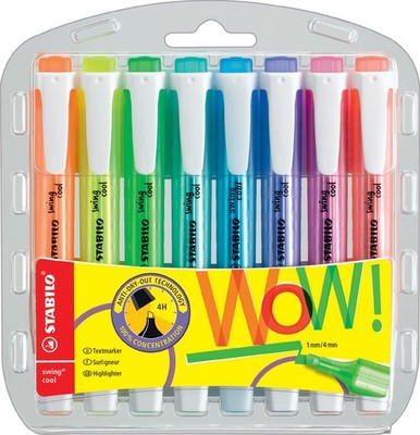 STABILO Textmarker swing cool 8er PET Etui