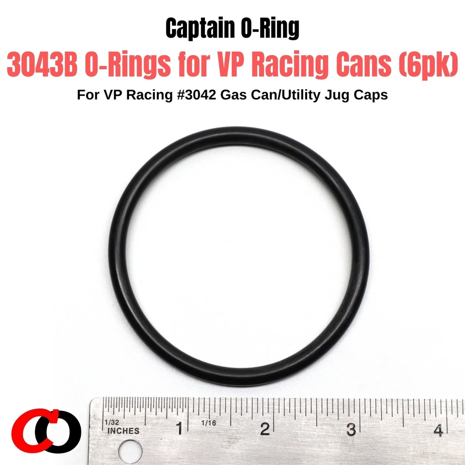 Juntas tóricas 3043B para VP Racing Fuels 3042 tapas de jarra de gasolina/utilidad (paquete de 6) Foto 3 de 4