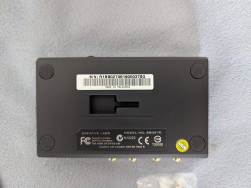 Creative Labs Sound Blaster MP3+ Externes USB Soundsystem SB0270 Refurbished - Bild 5 von 5