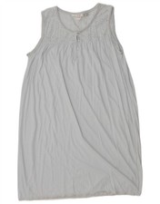 Zara Womens Sleeveless Shift Dress UK 14 Large Grey DS19