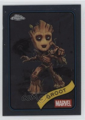 2025 Topps Chrome Marvel Comics Groot #35 1i3m