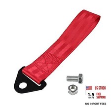 Racing Tow Strap, Car Modification Sports Trailer Belt Fit for Front or Red