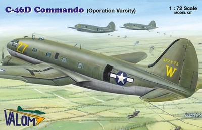 Valom 72152 1:72 Curtiss C-46D Commando 'Operation Varsity' Resin Teile (Motoren