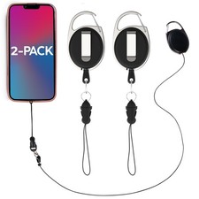 Retractable Phone Tether - Assured Durable Phone Leash - Anti-Theft  Anti-Dr...