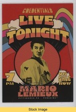 2023-24 Upper Deck Credentials Live Tonight Mario Lemieux #LT-9 HOF READ 1pm7