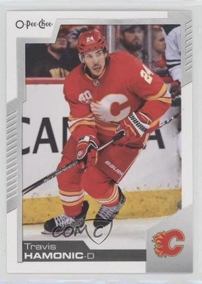 2020-21 O-Pee-Chee Travis Hamonic #305 0a4