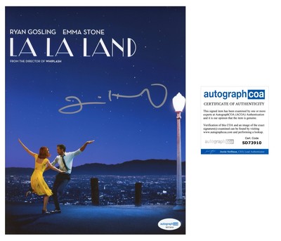 JUSTIN HURWITZ FILM COMPOSER  LA LA LAND  SCORE 8x10 PHOTO - ACOA COA