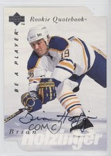 1995-96 Upper Deck Be a Player Die-Cut Auto Brian Holzinger #S161 Auto 8tn