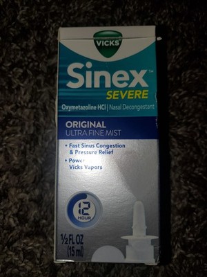 Vicks Sinex Severe Nasal Spray Original Exp 06/2026