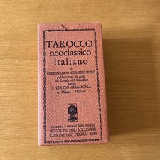 Tarocco neoclassico italiano, tiratura limitata mazzo n. 102/1500 Nuovo.