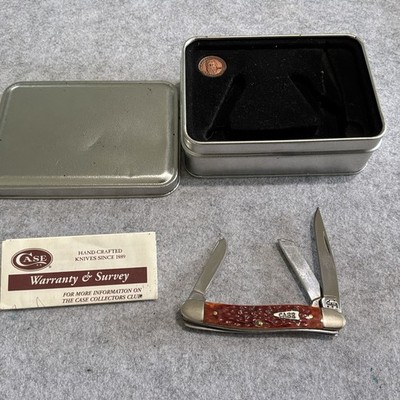2004 Case XX USA 6318 SS 3 Blade Stockman Pocket Knife Mint In Tin