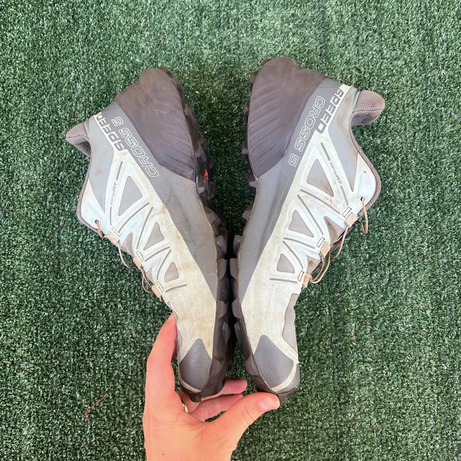 Scarpe da donna Salomon Speedcross 5 taglia US 10 5 trail running escursionismo blu acqua