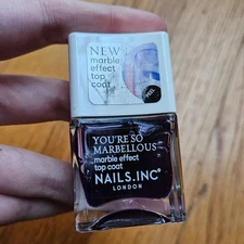 NEW! Nails Inc Marble Effect Top Coat TAKEN FOR GRANITE