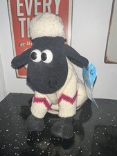 1989 Shaun the Sheep Wallace And Gromit Woolly Jumper Plush Soft Toy  with tag