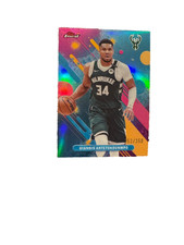 2025-26 Topps Finest - Common Giannis Antetokounmpo #43 Sky Blue Refractor /350