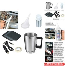 Car Headlight Lens Restoration Kit Atomizing Cup Repair Fluid Sand Paper
