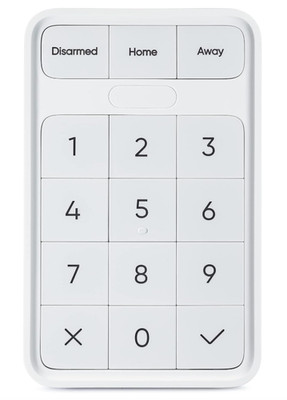 Home Security System Wireless Keypad,White
