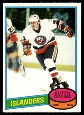 1980-81 O-Pee-Chee Vintage OPC Set Break Butch Goring New York Islanders #254